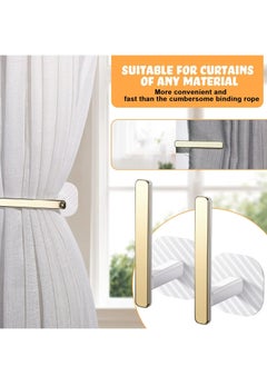 Oasisgalore 2 Pcs Self-Adhesive Curtain Tiebacks, L-Shaped Holders for Home Office Decorative Curtain Decor  - Image 4