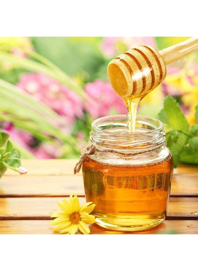 Lifestyle Stuff Lifestyle Stuff Honey Dipper Set of 3 Honey Dipper WoodenHoney Dipper Stick  - Image 4