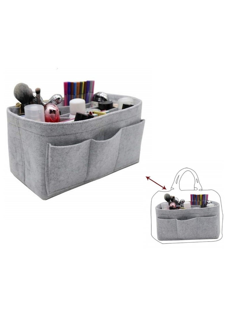 والالا شعرت محفظة إدراج حقيبة مستحضرات التجميل ماكياج المنظم حقيبة في حقيبة لحقيبة اليد منظم المحفظة يناسب سبيدي نيفرفول لحقيبة يد المرأة السفر حمل حقيبة هوبو تخزين محفظة بطانة مقسم لأي علامة تجارية حمل - Image 1