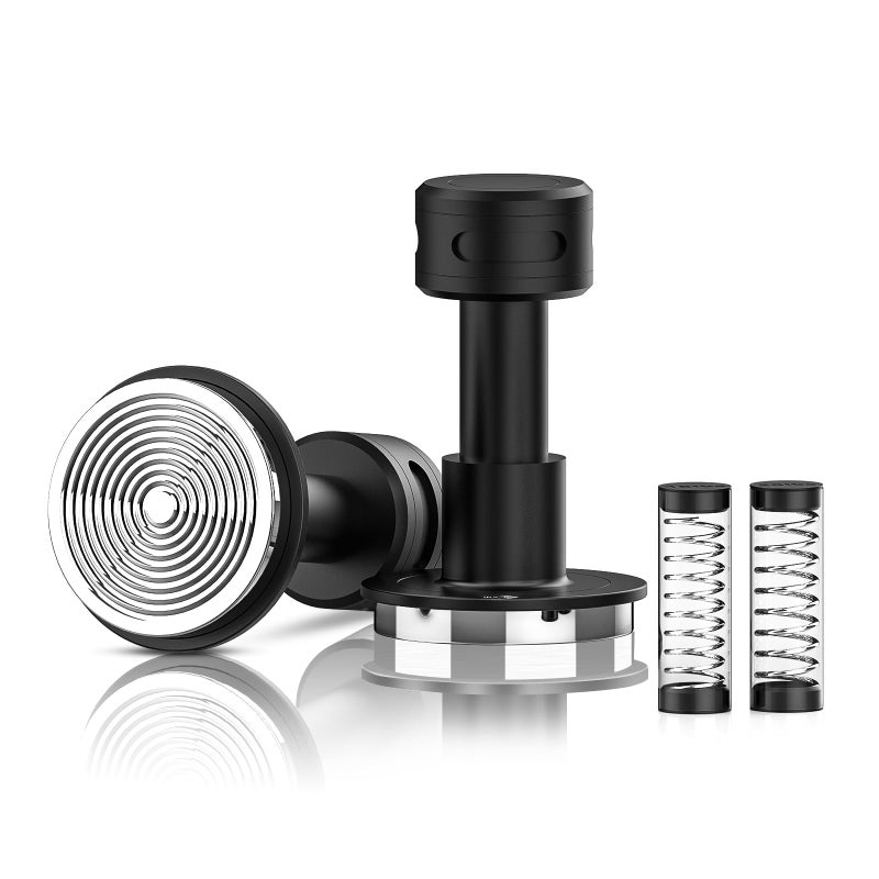 IKAPE V5 585MM Impact Espresso Tamper Coffee Tamper with 15lb  25lb  30lb Replacement Springs Espresso Tamper with sound Feedback
