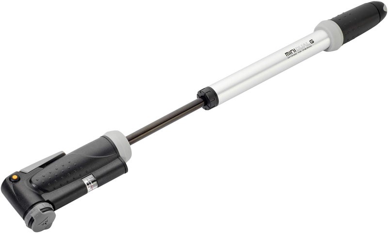 Topeak Mini Dual G Bike Pump with Gauge, Silver, 10.8” x 1.5” x 0.7” - Image 3