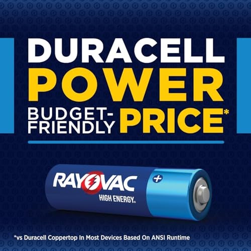 Rayovac بطاريات رايوفاك AA، بطارية AA قلوية، 60 قطعة - Image 2