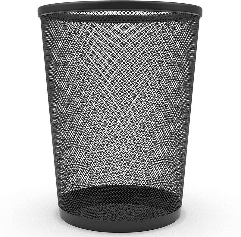 Lakeer Lakeer Mesh Wire Dustbin Trash Can Wastebasket Lightweight Metal Garbage Can Waste Basket OpenTop For Home And Office Small 254 Cm Pack Of 1  - Image 1