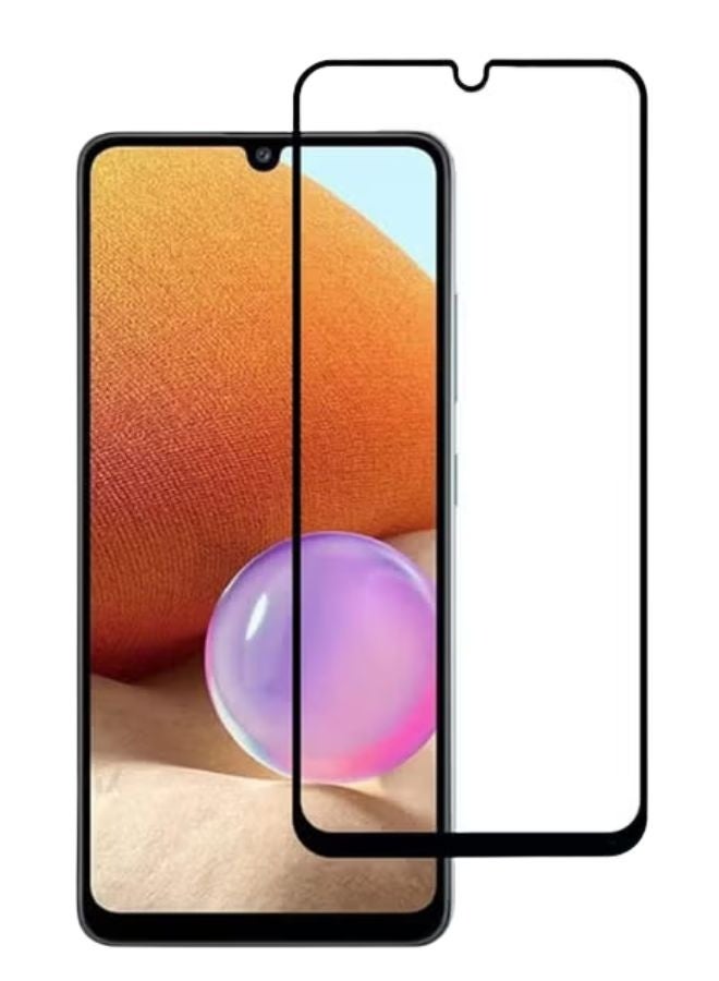 5D Tempered Glass Screen Protector for Samsung Galaxy A32 4G, Full Coverage, HD Clear, Anti-Scratch - Image 1