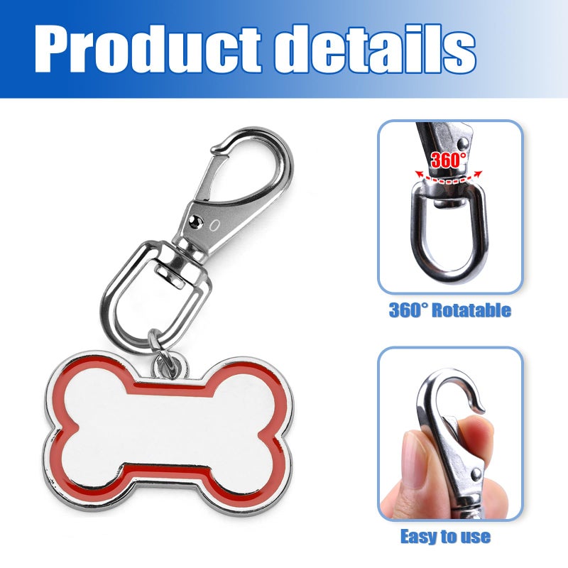 KINLINK 304 Stainless Steel Swivel Snap Hooks, 2 Pack 3.5 Inch Flag Pole Clips, Heavy Duty Spring Snap Hooks for Flagpole Rope, Dog Leash, Keychain, Boat Anchor Rope, Bird Feeder - Image 4