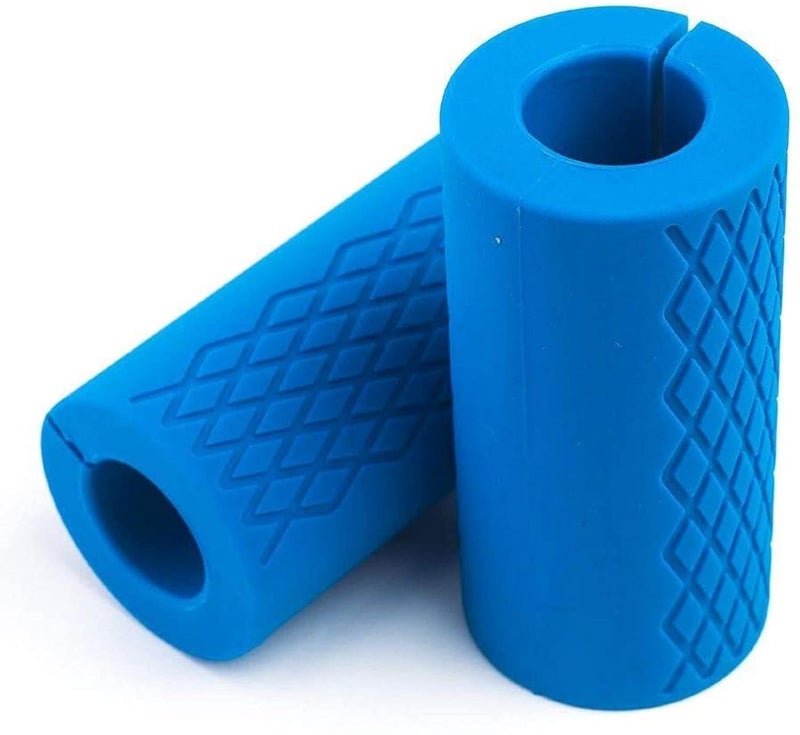 Fitfix® Thick Bar Grips Turns Barbell, Dumbbell, and Kettlebell Grip For Bar Training And Muscle Growth. Strengthen Your Forearm, Biceps, Triceps, Chest. For Bodybuildin-Qty-1 pair - Image 1