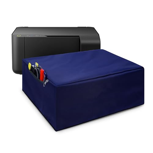 Alifiya Dust Proof Washable Printer Cover for Epson L3150 / L3152 / L3110 / L3115 Wi-Fi All-in-One -Blue - Image 1
