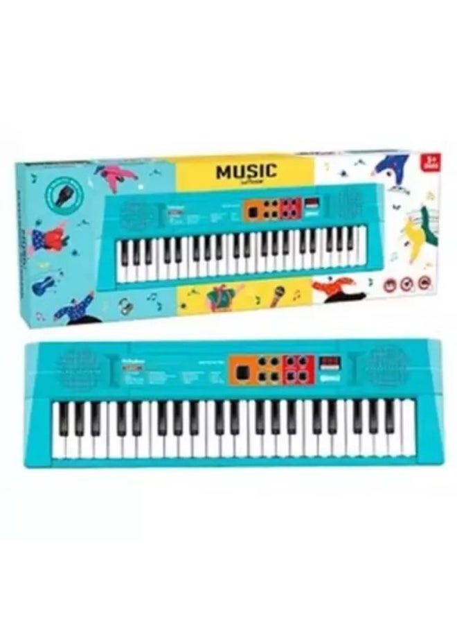 Zoop Electronic musical keyboard (organ/piano) for children with 37 keys - educational keyboard with microphone and recording function - Image 1