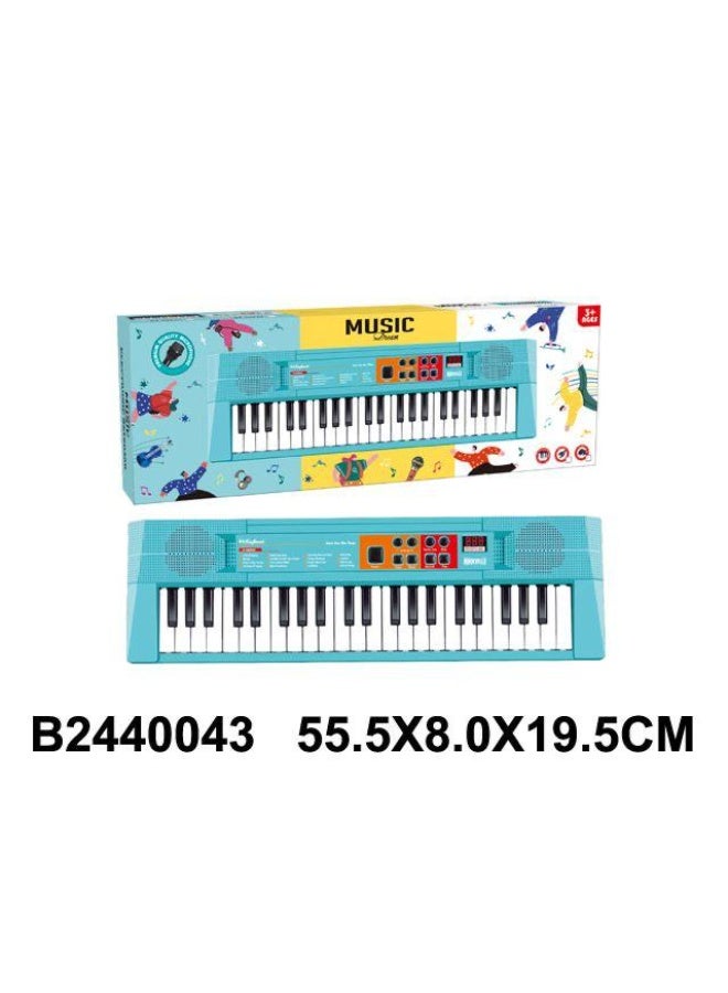 Zoop Electronic musical keyboard (organ/piano) for children with 37 keys - educational keyboard with microphone and recording function - Image 3