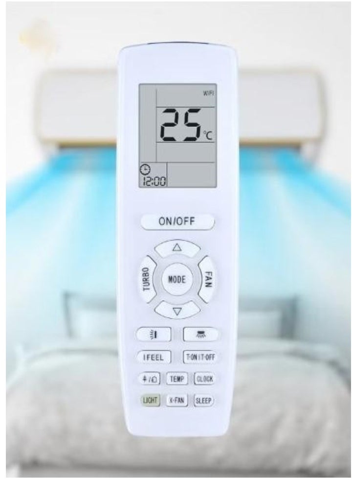JAJEEK - New YAP1F for GREE AC A/C Air Conditioner Replacement Remote Control – Compatible with YB1F2, YB1FA Models - Image 1