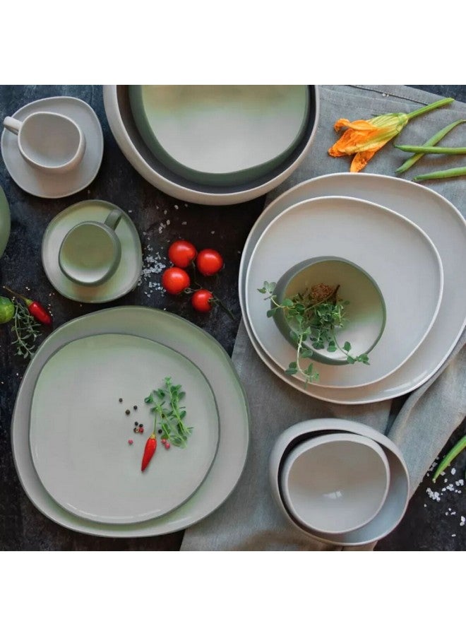 إيزي لايف طبق جانبي سيراميك عضوي بوتانيك أخضر ٢٢ سم - Image 2