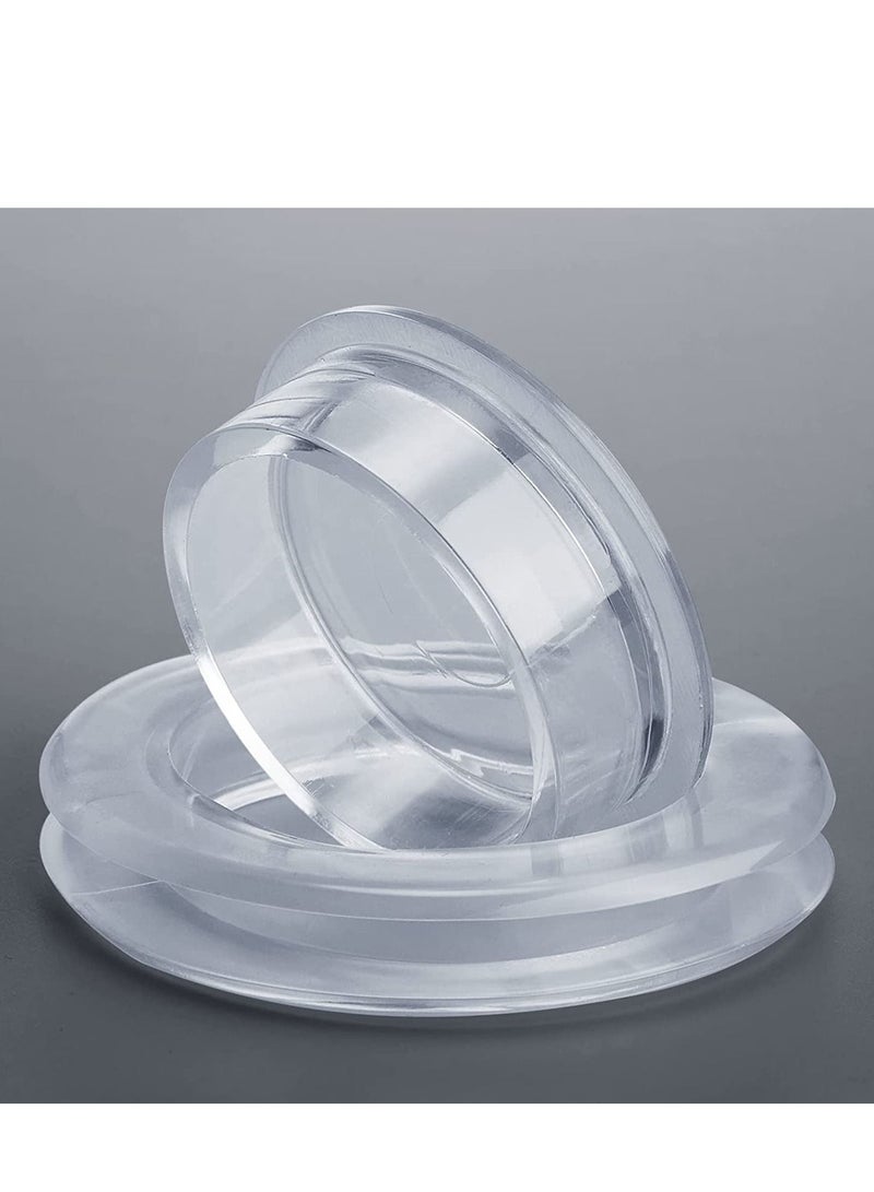 Y&D Patio Table Umbrella Hole Ring with Cap Set Silicone Transparent Thicker Plug and for Outdoor Garden Beach (1, Clear)  - Image 5