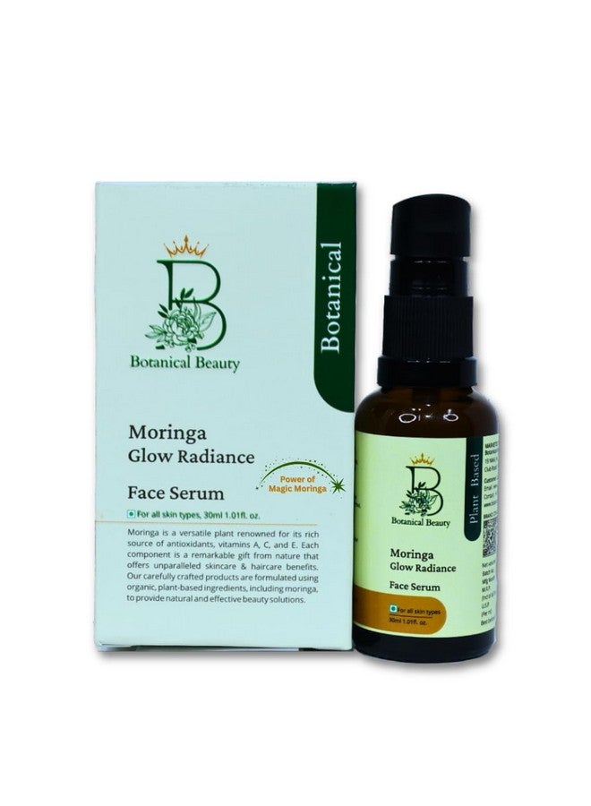 Botanical Beauty Moringa Glow Radiance Face Serum | Best Vitamin C Serum for Dark Spot Correcting for Women & Men | Hydrating Anti-Aging & Skin Brightening Serum for All Skin Types | 30ml - Image 1
