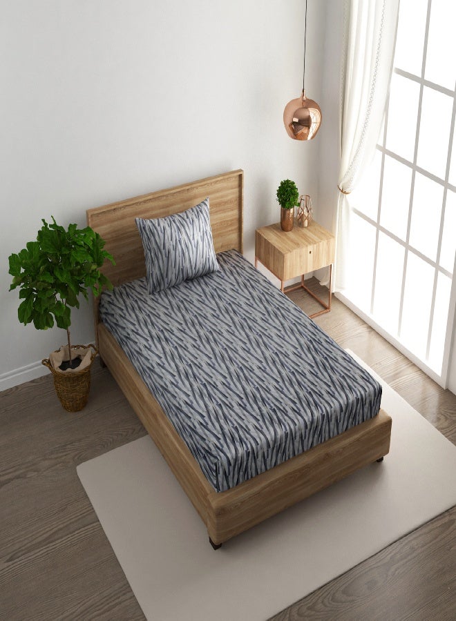 RISHAHOME 2-Piece Single Cotton Bedsheet Set 180 TC – Soft, Breathable with 1 Pillow Cover - Image 2