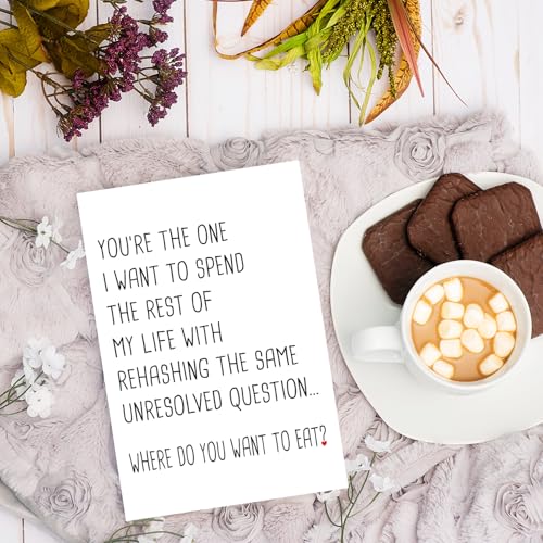 COLINHELIN Funny Anniversary Card Him Her, Humor Anniversary Card Husband Wife, Happy Valentine Day Card Gift Boyfriend Girlfriend, Funny Relationship Card, Cute Anniversary Card Women Men - Image 2