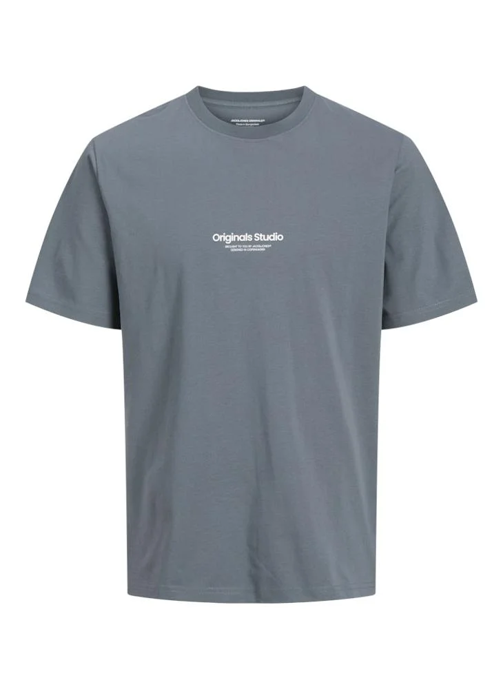 JACK & JONES Jorvesterbro Logo Print  Crew Neck T-Shirt