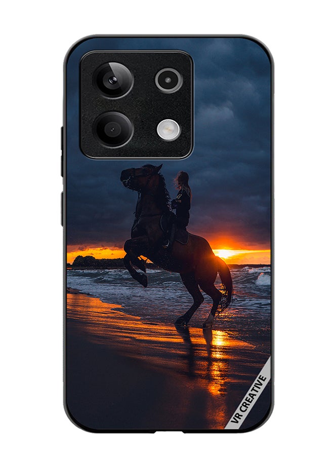 VR CREATIVE Protective Case Cover For Xiaomi Poco X6 Horse1 Design Multicolour - Image 1