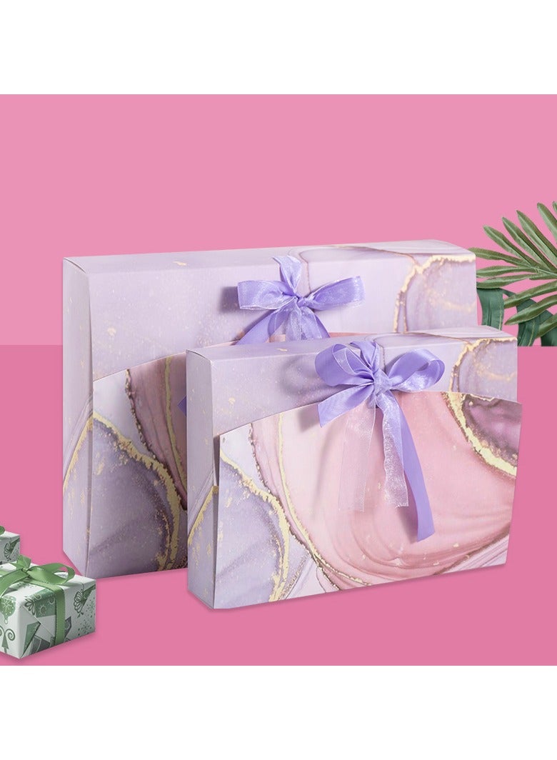 Playpro Pack of 2 pink marble gift box - Medium - Image 1