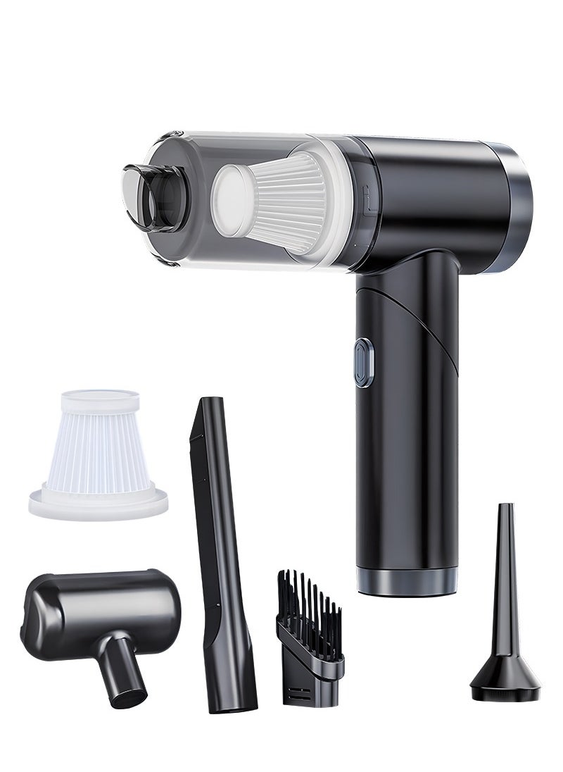 HouDeOS Car Vacuum Dual Use Blow Cleaner Handheld Auto Vaccum Cleaner Blower  - Image 1
