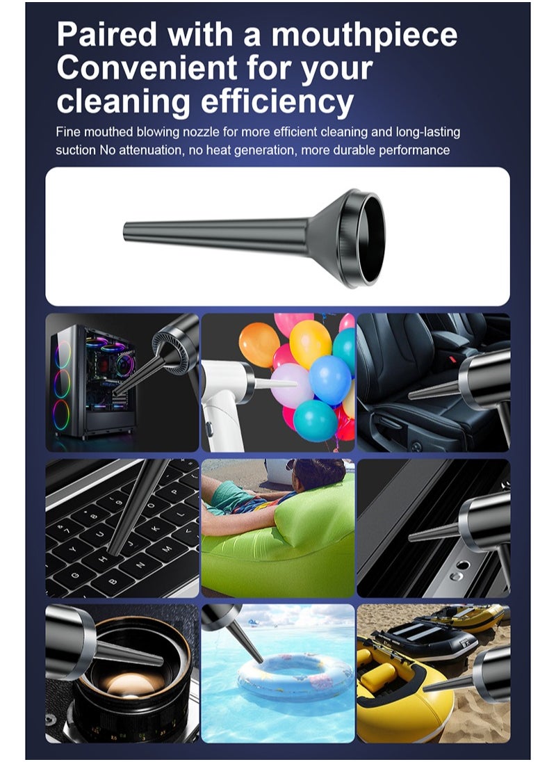 HouDeOS Car Vacuum Dual Use Blow Cleaner Handheld Auto Vaccum Cleaner Blower  - Image 5