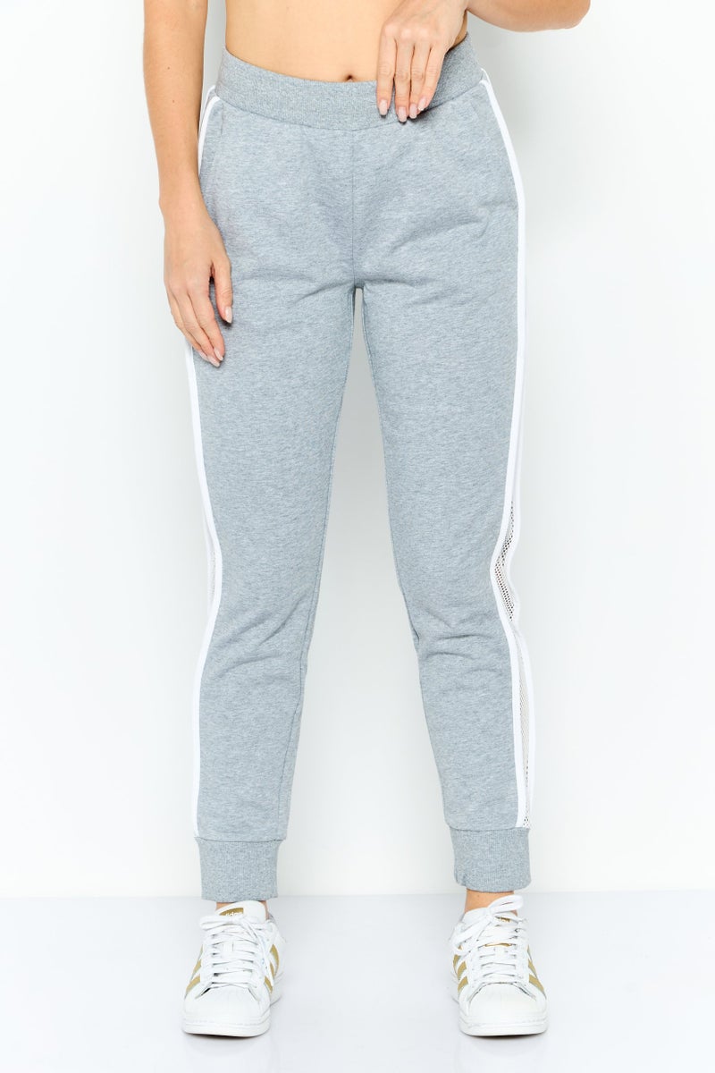 SKECHERS Women Sportswear Fit Training Sweatpants, Grey - Image 1