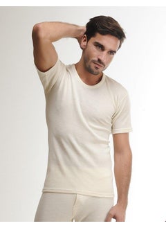 Wool Men's Short Sleeve Undershirt
