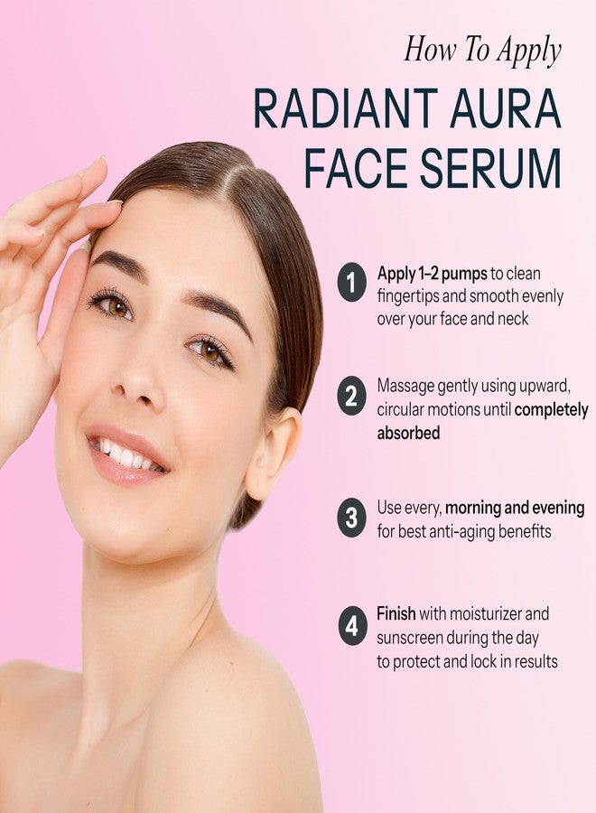 Radiant Aura Collagen & Retinol Face Serum-Dermatologist Tested Korean Anti-Aging Solution for Wrinkles & Dark Spots -Premium Skin Repair Formula for Deep Hydration & Rejuvenation 2-pack 2 fl oz - Image 5