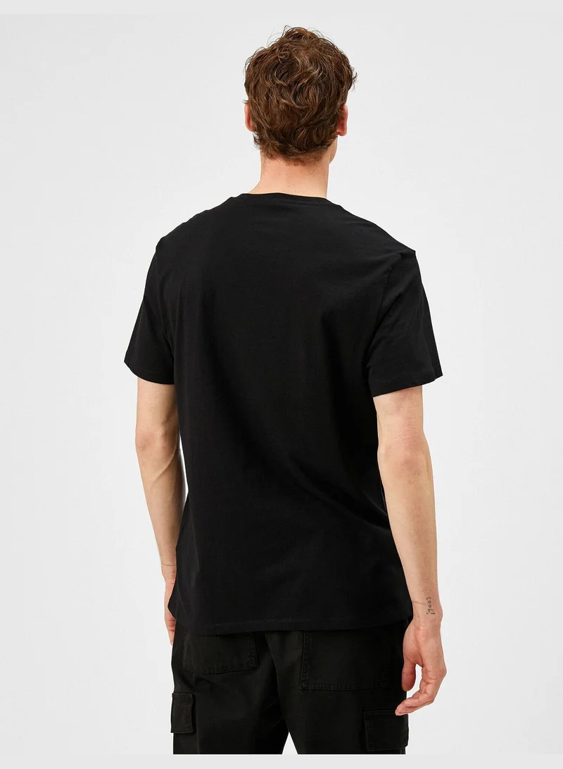 KOTON Atatürk T-Shirt Crew Neck Cotton