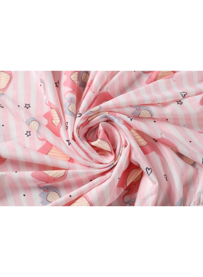 Onacosht Onacosht Bassinet Fitted Sheets 4 Pack for Baby Girl - Image 3