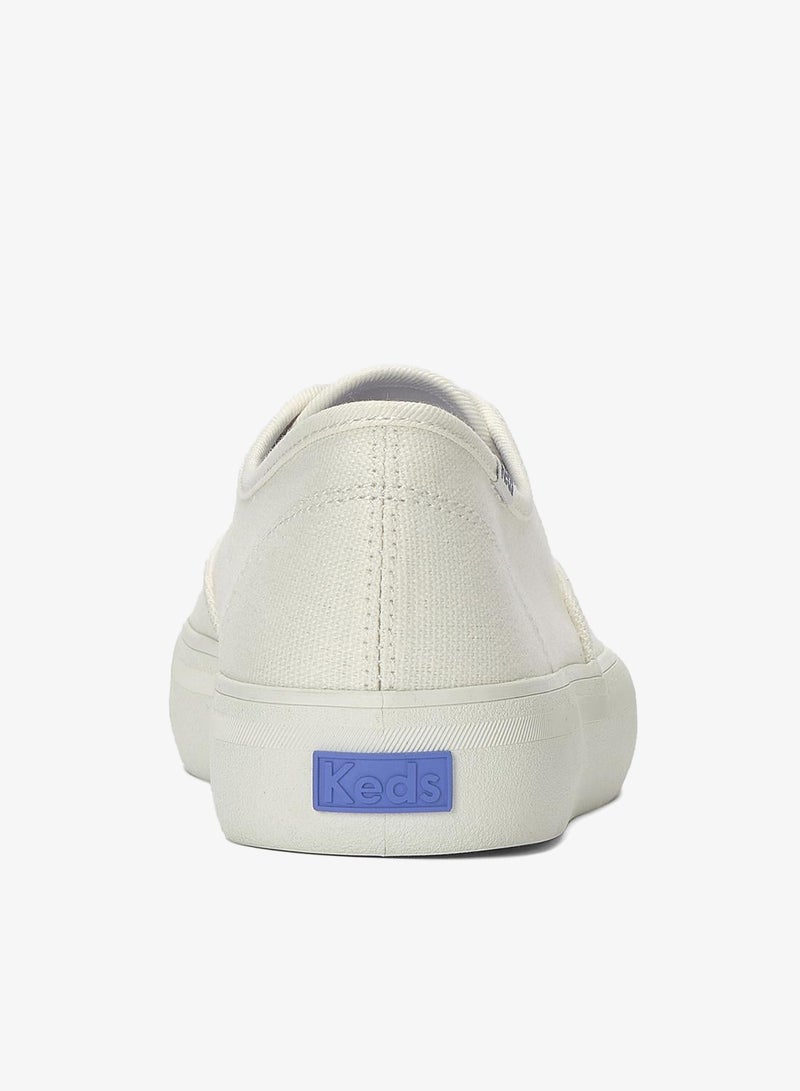Keds Women's Champion GN Lace Up Canvas  Casual Sneaker White - Image 2