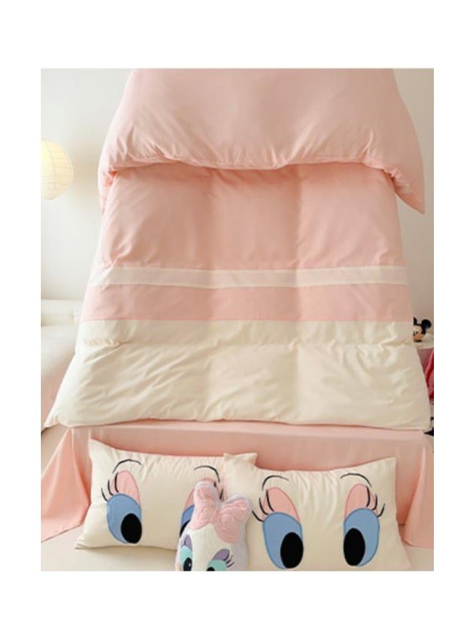 Bed Sheet Style — High End Cartoon Pattern Washed Cotton Bedding Four Piece Set - Image 4