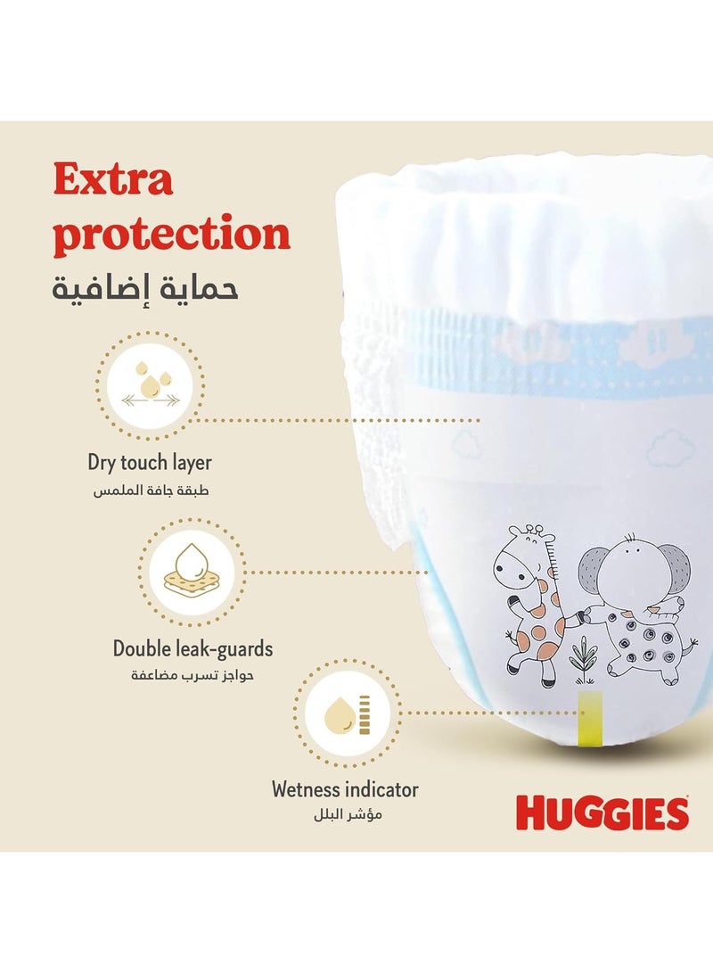 HUGGIES Extra Care Culottes, Size 5, 12-17 kg, Super Mega Pack, 136 Diaper Pants - Image 2