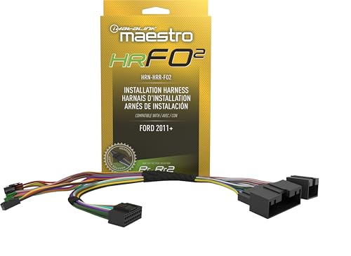 iDatalink Maestro HRNHRRFO2 SWC Factory Amp Retention Harness for Select Ford 2011 ADSMRR or ADSMRR2 Module Required - Image 1