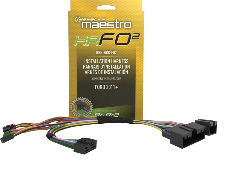 iDatalink Maestro HRNHRRFO2 SWC Factory Amp Retention Harness for Select Ford 2011 ADSMRR or ADSMRR2 Module Required - Image 2
