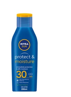 نيفيا لوشن مرطب للحماية من الشمس وأشعة UVA وUVB بعامل حماية SPF 30 وبسعة 200 مل  - Image 1