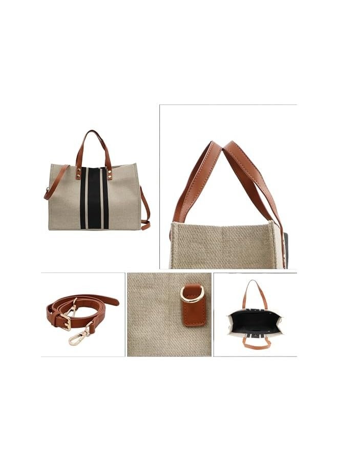 PROMASS Tote Bag for Women and Girls Mid-Size modern looking Ladies Bag compatible with13inch laptop. Tote handbag bag for woman, stylish design totes for daily use  - Image 3