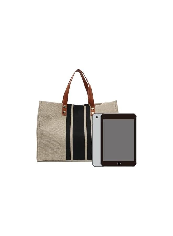 PROMASS Tote Bag for Women and Girls Mid-Size modern looking Ladies Bag compatible with13inch laptop. Tote handbag bag for woman, stylish design totes for daily use  - Image 5