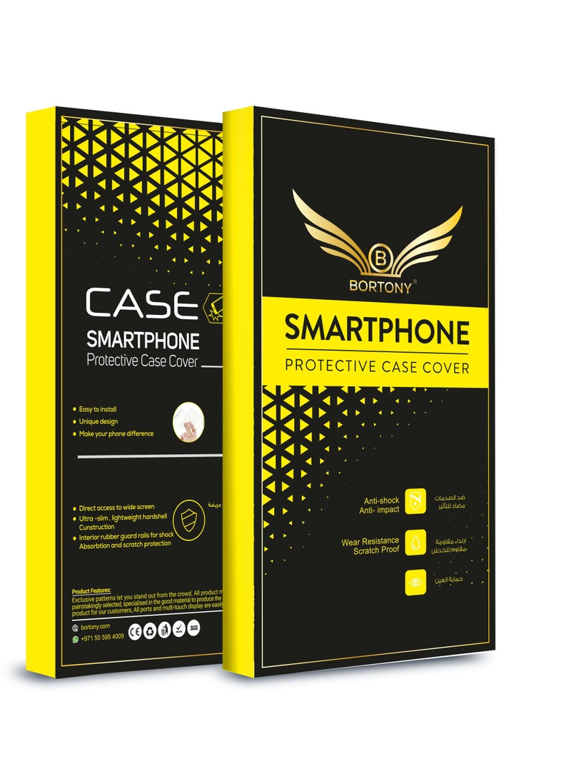 BORTONY Protective Case Cover With Finger Grip Stand For Samsung Galaxy A21S - Image 4