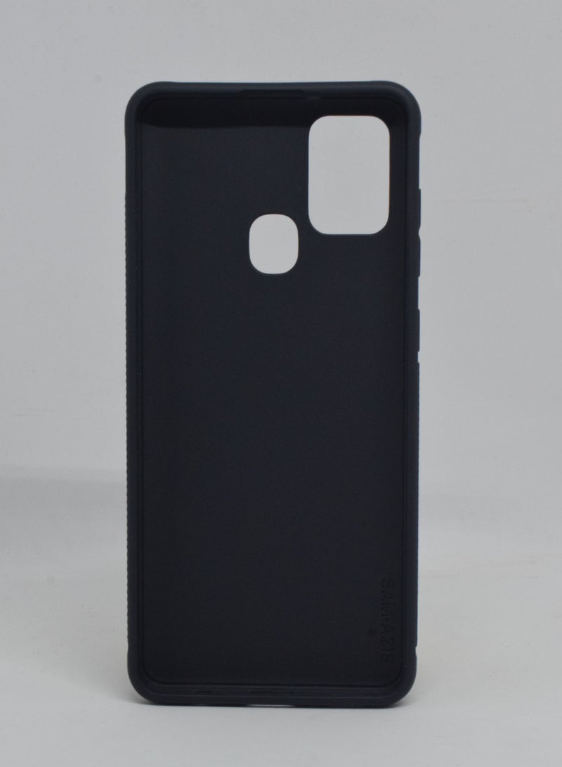 BORTONY Protective Case Cover With Finger Grip Stand For Samsung Galaxy A21S - Image 2