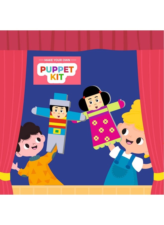 Lighthouse - LIGHTHOUSE DIY Puppets Show Activity Kit | Art and Craft Kit for Kids, | Creative Kit for School Projects | Craft Supply | Make 2 Cute Puppet | Best Gift for Kids - Image 1