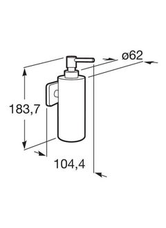 Roca Roca Liquid Soap Dispenser Shiny Chrome-Silver  - Image 3