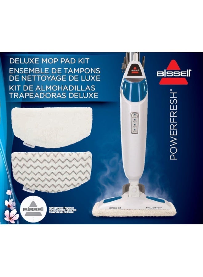 Bissell وسادات ممسحة بخارية باور فريش (عبوة من قطعتين) مع أقراص معطرة (4 قطع)  - Image 4