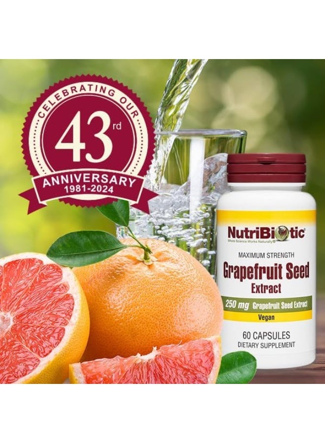 NutriBiotic – Grapefruit Seed Extract Capsules 250mg, 60 Count - Image 5