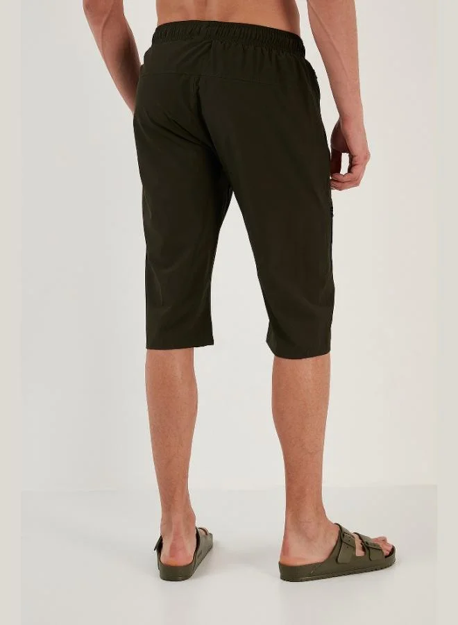 Buratti  Buratti Waist-Tied Hijab Swimsuit Swim Shorts Lined Capri Short Men's SHORT 380941 for Men | Best Price UAE