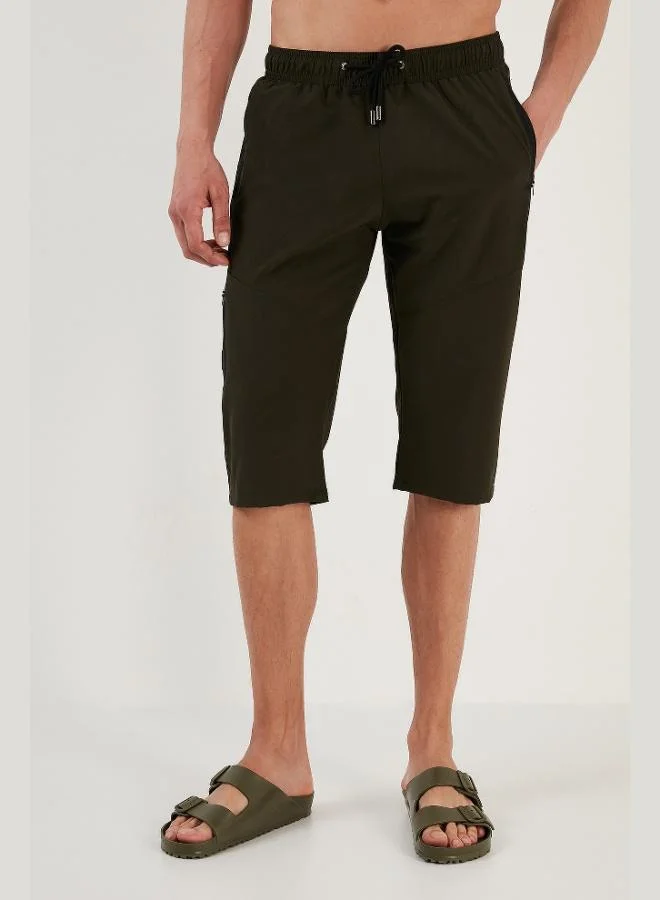 Buratti  Buratti Waist-Tied Hijab Swimsuit Swim Shorts Lined Capri Short Men's SHORT 380941 for Men | Best Price UAE