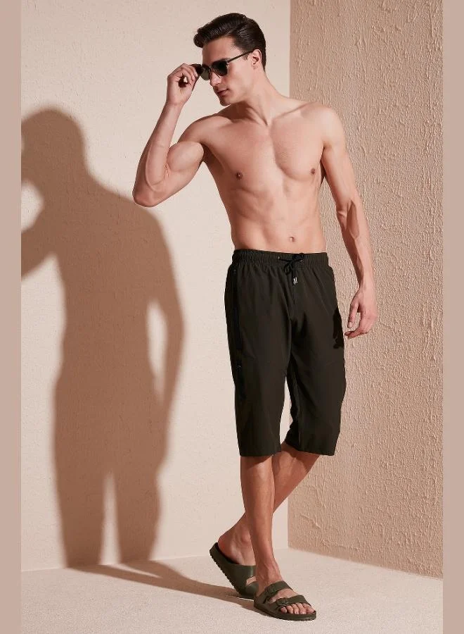 Buratti Waist-Tied Hijab Swimsuit Swim Shorts Lined Capri Short Men's SHORT 380941