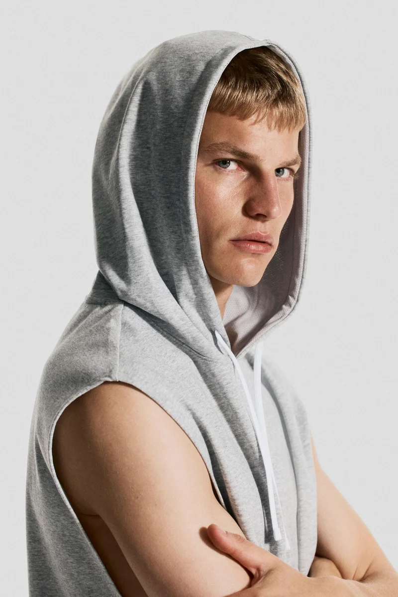 H&M DryMove™ Sleeveless sports hoodie