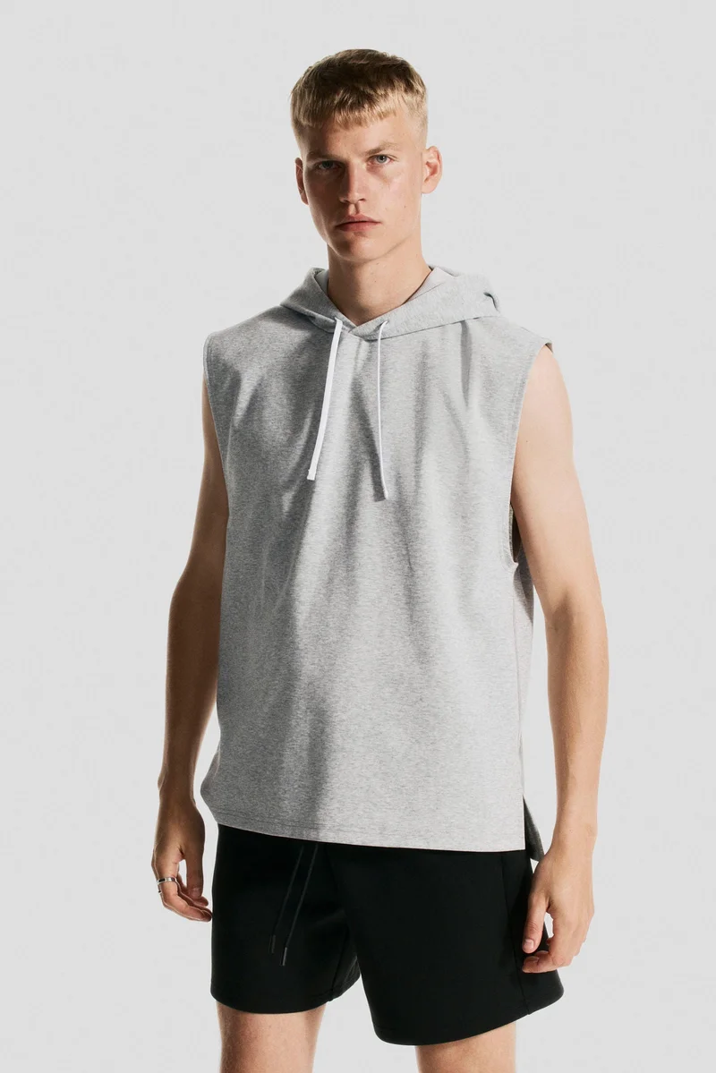 H&M DryMove™ Sleeveless sports hoodie