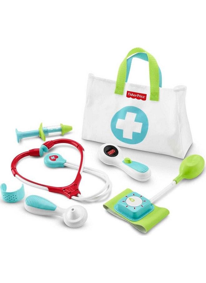 Fisher-Price - Medical Kit, 7Piece Doctor Roleplay Set For Preschool Pretend Play Ages 3 Years And Up - Image 1