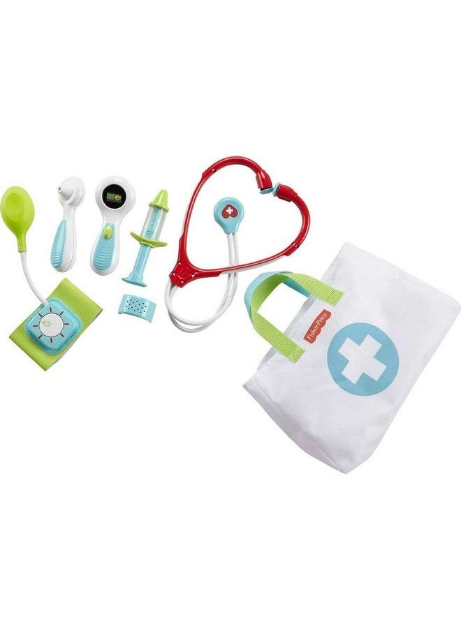Fisher-Price - Medical Kit, 7Piece Doctor Roleplay Set For Preschool Pretend Play Ages 3 Years And Up - Image 1